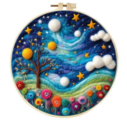 Wool Felting Painting Kits - Scenery