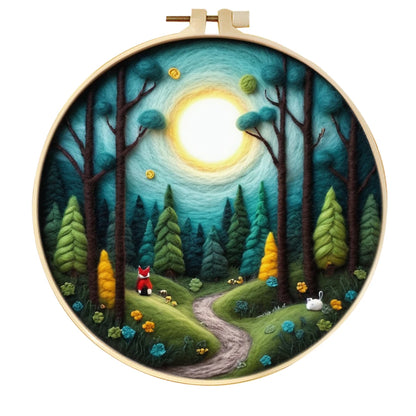 Wool Felting Painting Kits - Scenery