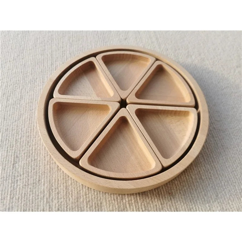 Wooden Montessori Trays for Kids – Ideal for Open-Ended Play & Early Learning